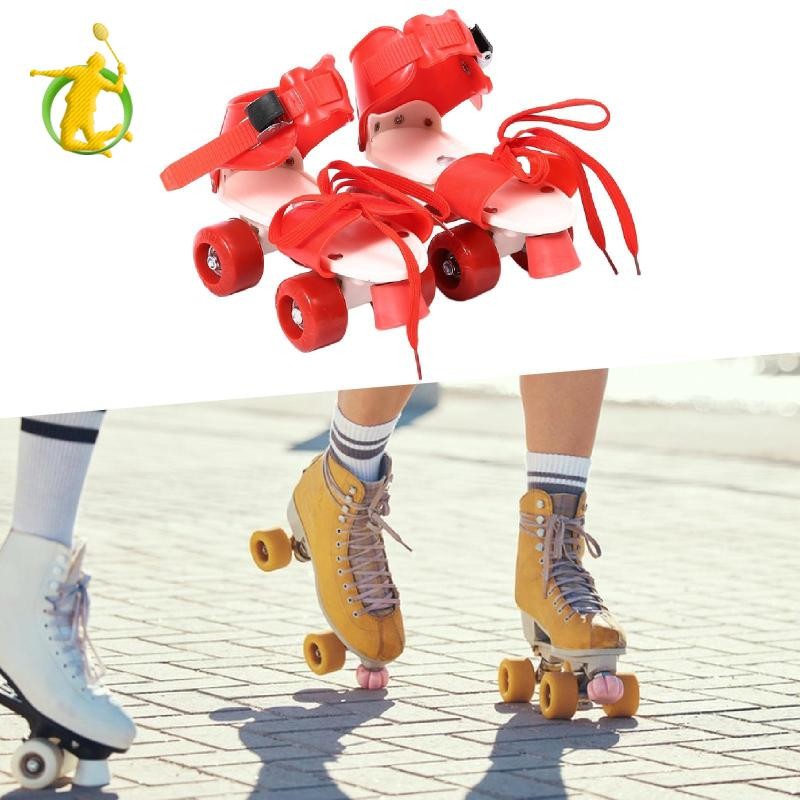 Giày trượt patin có thể điều chỉnh cho trẻ em Hàng đôi 4 bánh Xe Ván trượt Quad nội tuyến cho trẻ em