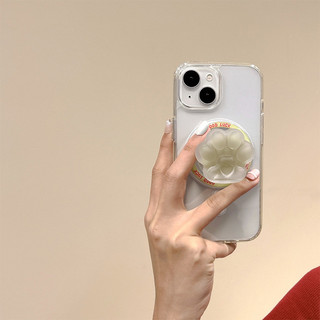 Clear Cat Paw Vòng Giá Đỡ Điện Thoại Từ Tính Cho IPhone 16 15 14 13 12 Pro Max 14 Plus Có Thể Gập Lại Pop Ring Grip Co Giãn Để Bàn Đứng P4