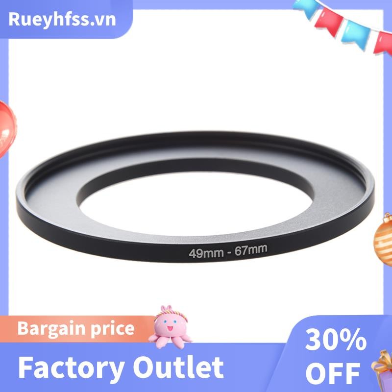 Bộ lọc ống kính máy ảnh Step Up Ring 49mm-67mm Đen
