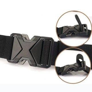 Thắt lưng vải nam METALWRK, Dây thắt lưng tháo nhanh đa chức năng ngoài trời, Thắt lưng Nylon dày thoáng khí