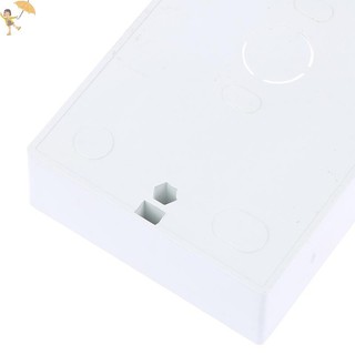 [GOU] 1 CÁI Ổ cắm tường nhựa tường 146 * 86mm Cassette Hộp nối tường ngoài VN