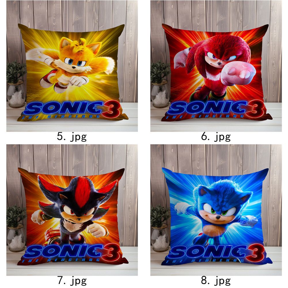 Vỏ gối Sonic The Hedgehog 3 Throw Vỏ gối in một mặt (Không có lõi)