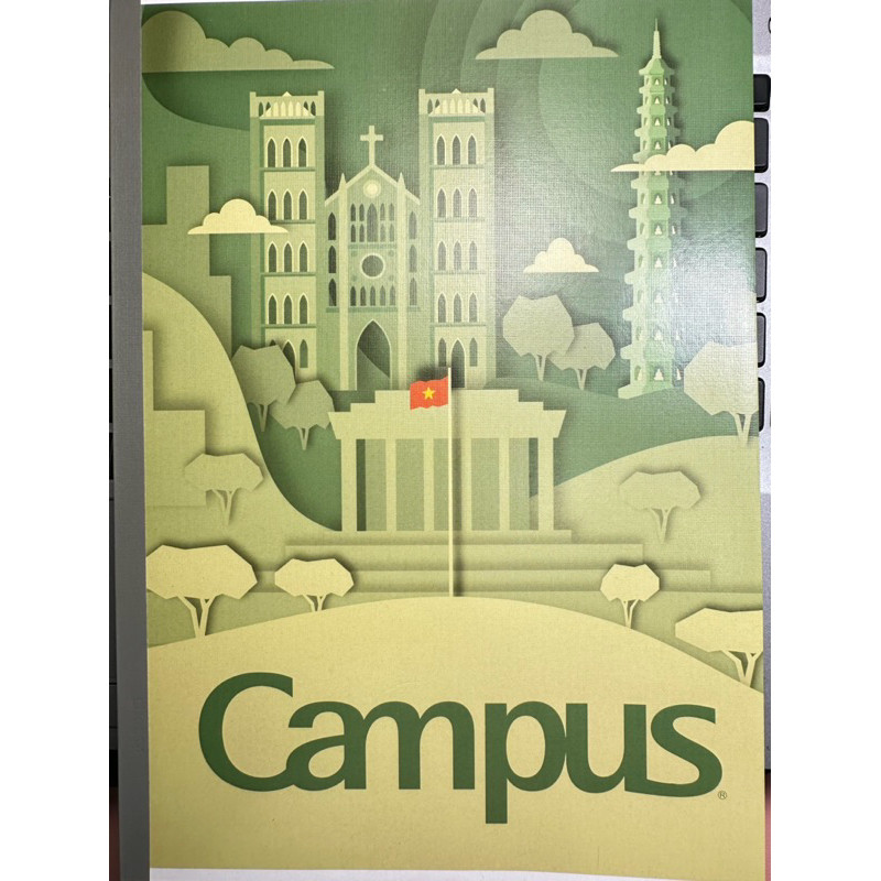 [ 2 CUỐN ] Tập Sinh Viên CAMPUS Kokuyo Paper Cut 200T kẻ ngang 70gsm ( Hà Nội, HCM)