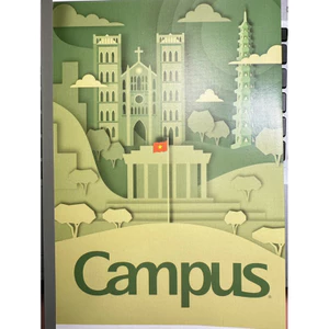 Tập Sinh Viên CAMPUS Kokuyo Paper Cut 200T kẻ ngang 70gsm ( Hà Nội, HCM)