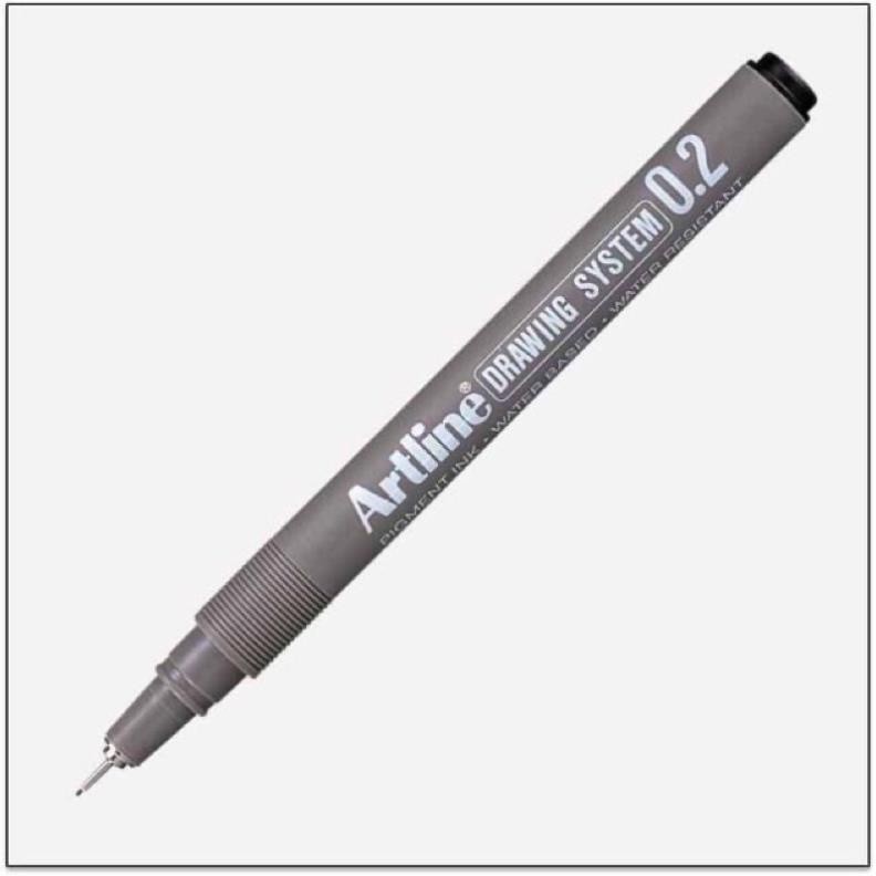 [ 1 CÂY ] Bút lông kim, bút line đi nét, vẽ kỹ thuật Artline EK-234N.