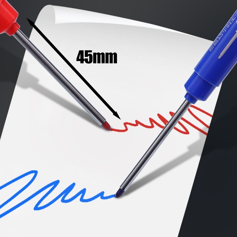 [Nổi bật] Bút đánh dấu mực bổ sung 3 màu 45mm - Đồ dùng học tập văn phòng - Bút vẽ đầu dài - Thường trực, dầu, chống thấm nước, sấy nhanh - Dụng cụ chế biến gỗ lỗ sâu
