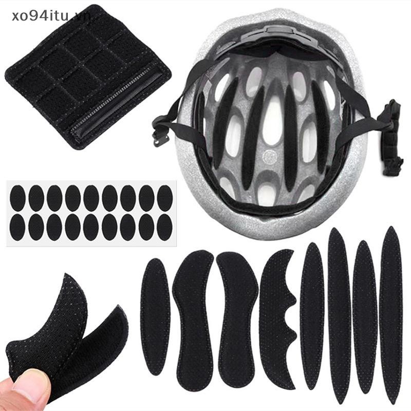 XOITU 1 Bộ Đa Năng Xe Đạp / Xe Máy Mũ Bảo Hiểm Bên Trong Bộ Đệm Lót Miếng Bọt Biển Thay Thế Miếng Lót Mũ Bảo Hiểm Bộ Với Lưới Côn Trùng VN