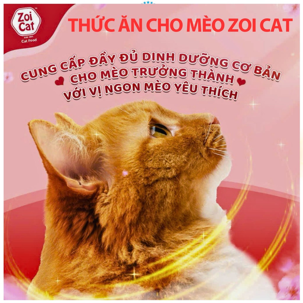 Thức ăn cho mèo Zoi Cat, hạt cho mèo - bao 20kg - có 20 gói nhỏ 1kg 6