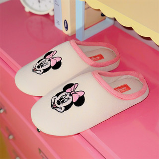 [Xixitiao x Disney] Dép đi trong nhà/Mickey&Minnie Disney/Đế mềm thông thường Hộ gia đình im lặng