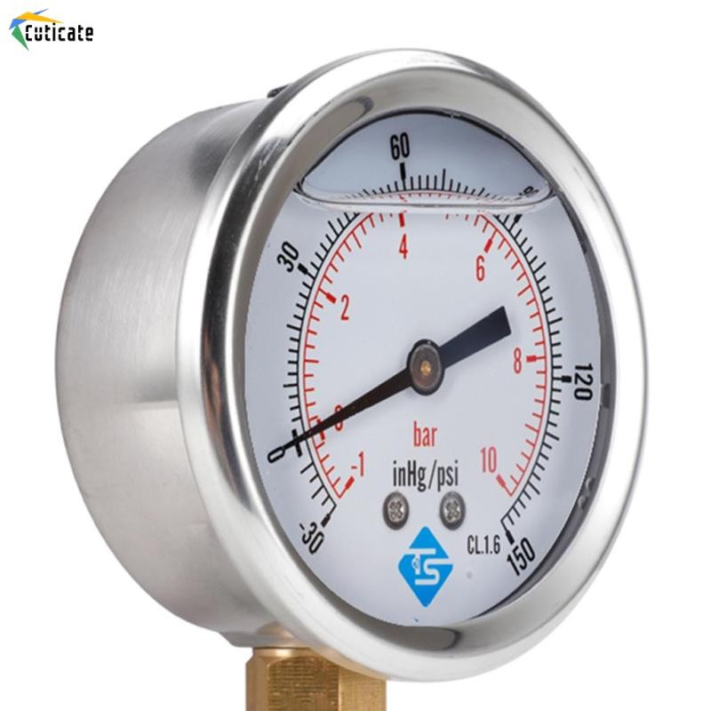 Đồng hồ đo áp suất chân không 68 Mm, -1 / 0 Thanh và -30 * - Kết nối nam dưới