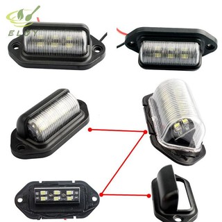 [ELOY] 1Pc Chống Nước 6 LED 12V Biển Số Đèn Ô Tô Thuyền Xe Tải Trailer Bước Đèn VN