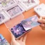 Hộp lưu trữ bằng nhựa trong suốt mới Photocards Hộp lưu trữ thẻ nhỏ Hộp sắp xếp để bàn Hộp phân loại Văn phòng phẩm VN