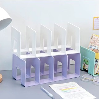 Kệ sách basic 4 ngăn Giá đựng sách vở, giấy,... màu sắc đơn giản nhỏ gọn
