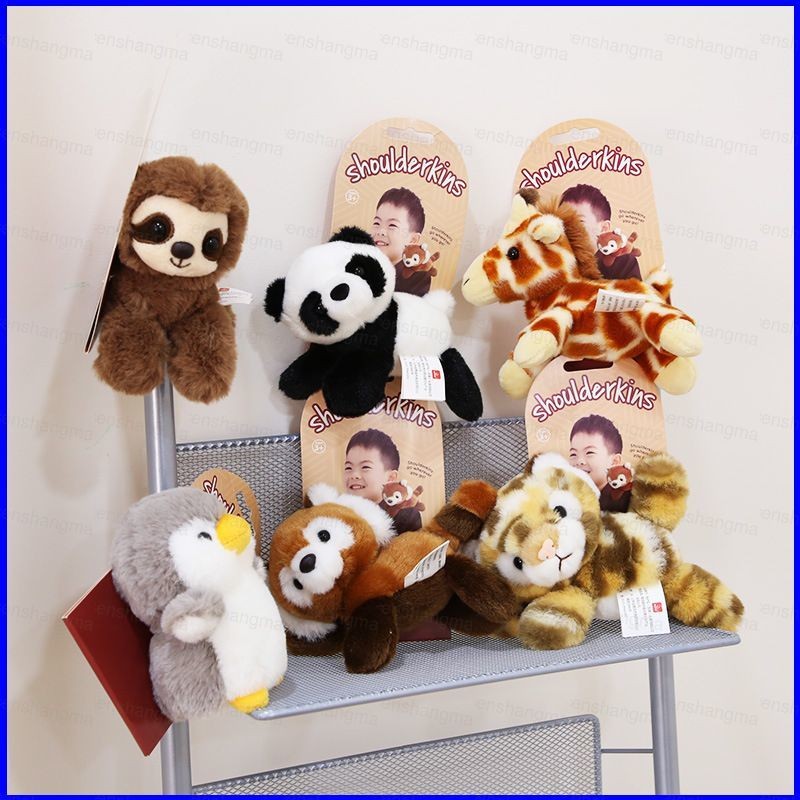 PS1 Dễ Thương Shoulderkins Bé Đồ Chơi Giáo Dục Quà Tặng Cho Trẻ Em Từ Vai Sang Trọng Búp Bê Gấu Trúc Kỳ Lân Graffy Seal SP1