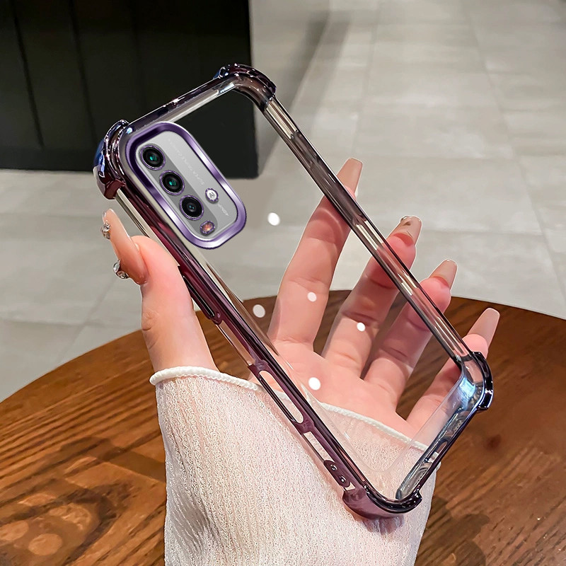 Ốp Lưng Mới Cho Redmi 9T 4G TPU Ốp Điện Thoại 2025 Chống Sốc Thiết Kế Mới Cao Cấp Trong Suốt Vỏ Điện Thoại Thời Trang