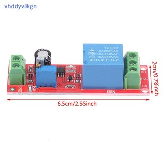 VHDD NE555 12V Hẹn giờ rơle trễ Mô-đun có thể điều chỉnh VN