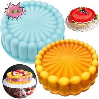 Pnpia Silicone Tròn Nướng Bánh Charlotte Bánh Nướng Chảo Xốp Flan Khuôn Bánh Ngắn Nướng Chảo Nhà Bếp Khuôn Silicon Boutique
