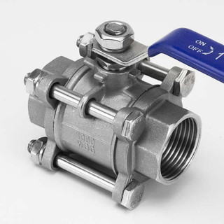 304 / 316l Van bi hàn bằng thép không gỉ ba mảnh 3PC Khóa dây bên trong Van bi ren bên trong Cặp hàn Q61F-16