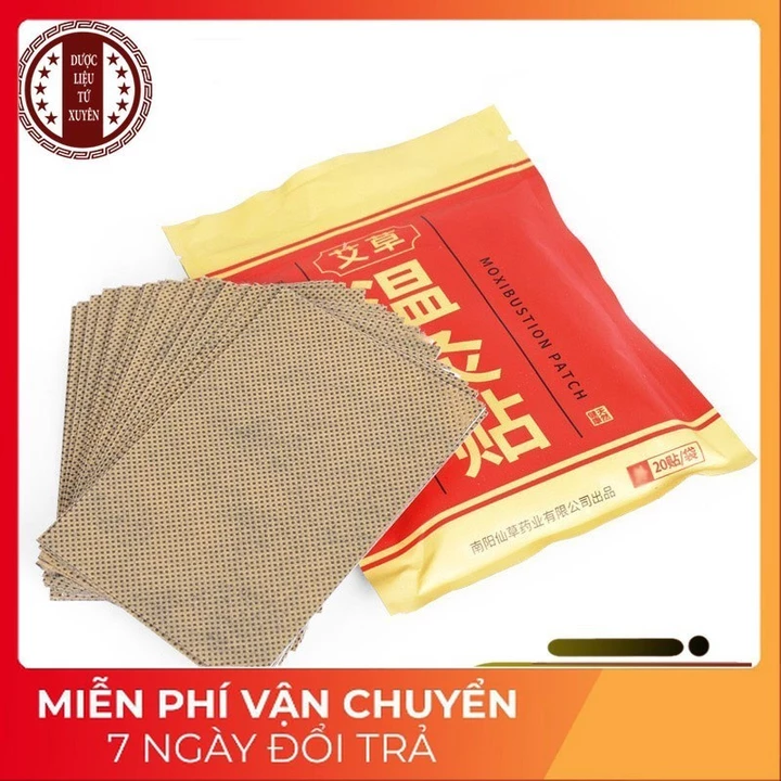 (Túi 20 miếng) Miếng Dán Ngải Cứu Giảm Đau Nhanh, Hiệu Quả (cao_nhien_thith)