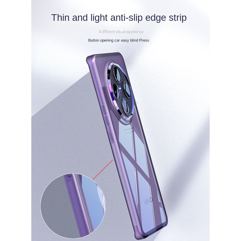 Dành Cho VVIVO X200 Pro Ốp Lưng TPU Mềm Trong Suốt Bảo Vệ Ống Kính Ốp lưng VIVO X200 X100S Pro Mini X100Ultra Shell