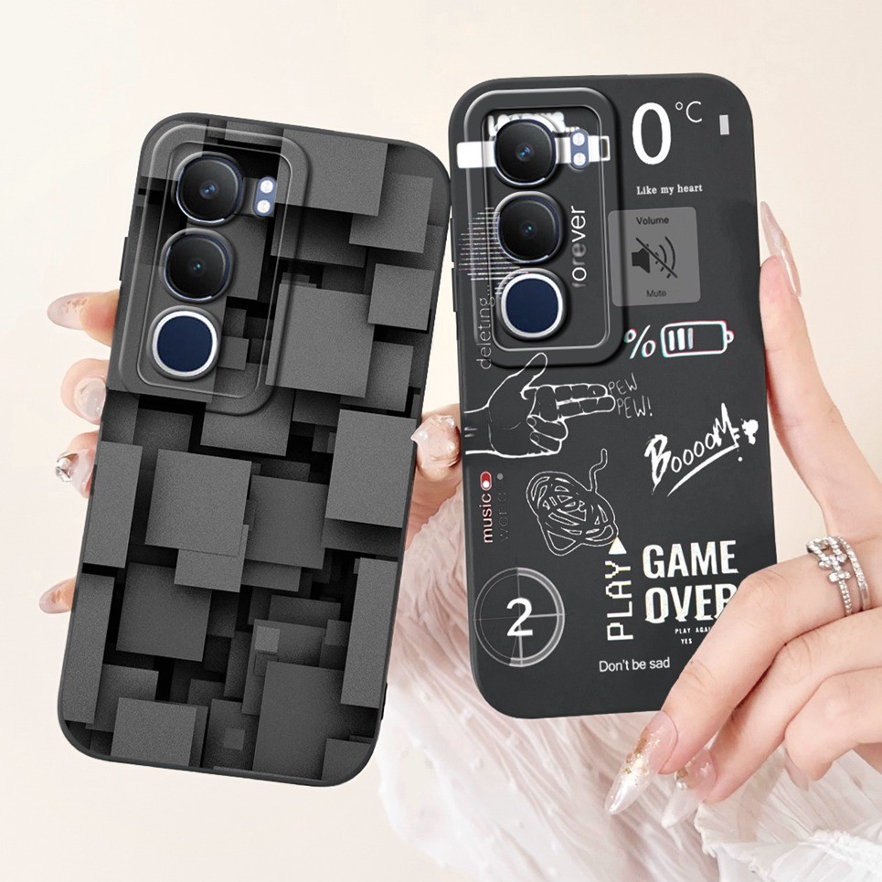 Silicon Mềm Cho Vivo Y19s V2419 Ốp lưng VivoY19s Y 19s 2024 Ốp Lưng Thời Trang Phi Hành Gia Rồng Động Vật Họa Tiết Vỏ