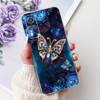 Ốp lưng Vivo Y51 V2030 V2031 Y51A Y31 Y33 Y53s 4G Họa tiết hoa mèo dễ thương Vỏ điện thoại TPU silicon mềm