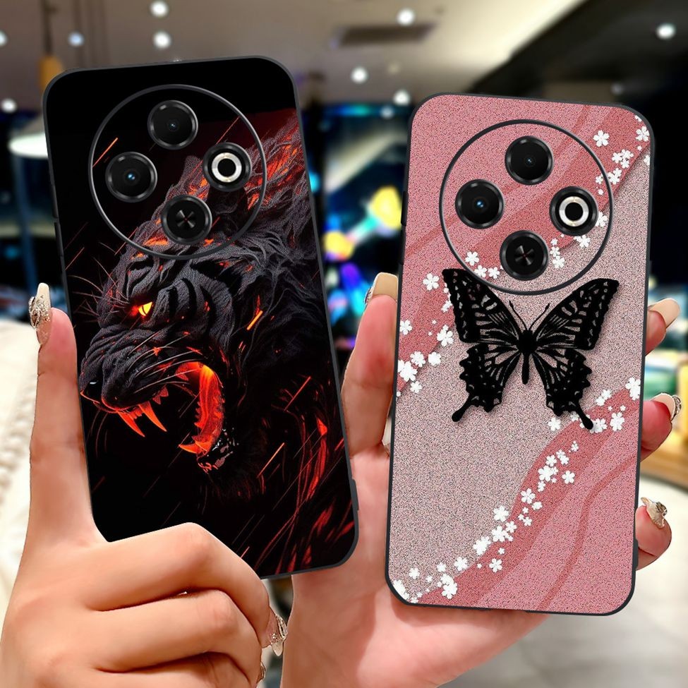 Ốp điện thoại Tecno Spark 30 KL6 30c KL5 30Pro KL7 Vỏ thẩm mỹ Tecno Spark 30c Vỏ chống sốc mát mẻ bé trai bé gái bướm thời trang