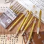 GETVOW 6 Cái Gel Thư Pháp-Pen, Màu Sắc Có Thể Xếp Chồng Văn Phòng Phẩm Thẩm Mỹ Bút Trung Tính Nhiều Màu, Mực Dung Tích Lớn Viết Mịn 1 Mm Đầu Bút Viết Vẽ Bút Viết