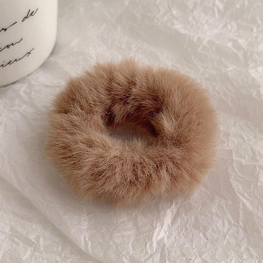 Sang Trọng Ruột Lớn Vòng Tóc Đơn Giản Đầu Đàn Hồi Scrunchie Ban Nhạc Phụ Kiện Tóc
