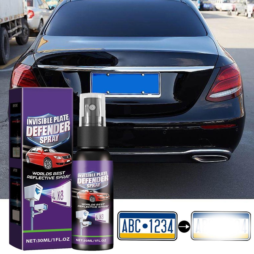 Biển Số Xóa Số Xịt 30ml Biển Số Xịt Vô Hình Biển Số Xịt Che Khuyết Điểm Để Nhấp Nháy Chụp Ảnh Phản Quang pomervn