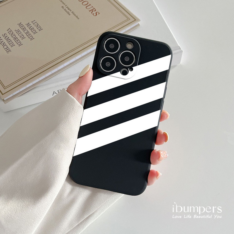 ibumpers Ốp Điện Thoại iPhone Đơn Giản Họa Tiết adidas Cho IPhone 16 15 14 12 13 11 Pro Max IP 7 8 Plus X XS XR Ốp Lưng Silicon Mềm Chống Sốc