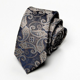 NOOKSTORY Nam Cổ, Hoa Văn Hạt Điều Jacquard Cravat Dây Buộc Cổ Lụa, Phong Cách Trung Quốc Mỏng 6cm Chiều Rộng Phù Hợp Với Dây Buộc Cổ Chổi Cổ Phụ Kiện Cổ