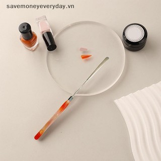 [savemoneyeveryday] 1 Cái Acrylic Tay Cầm Móng Tay Nghệ Thuật Khuấy Thanh Trộn Thìa Dạng Lỏng Nền Màu Gel Trộn Dính Dụng Cụ Trang Điểm [vn]