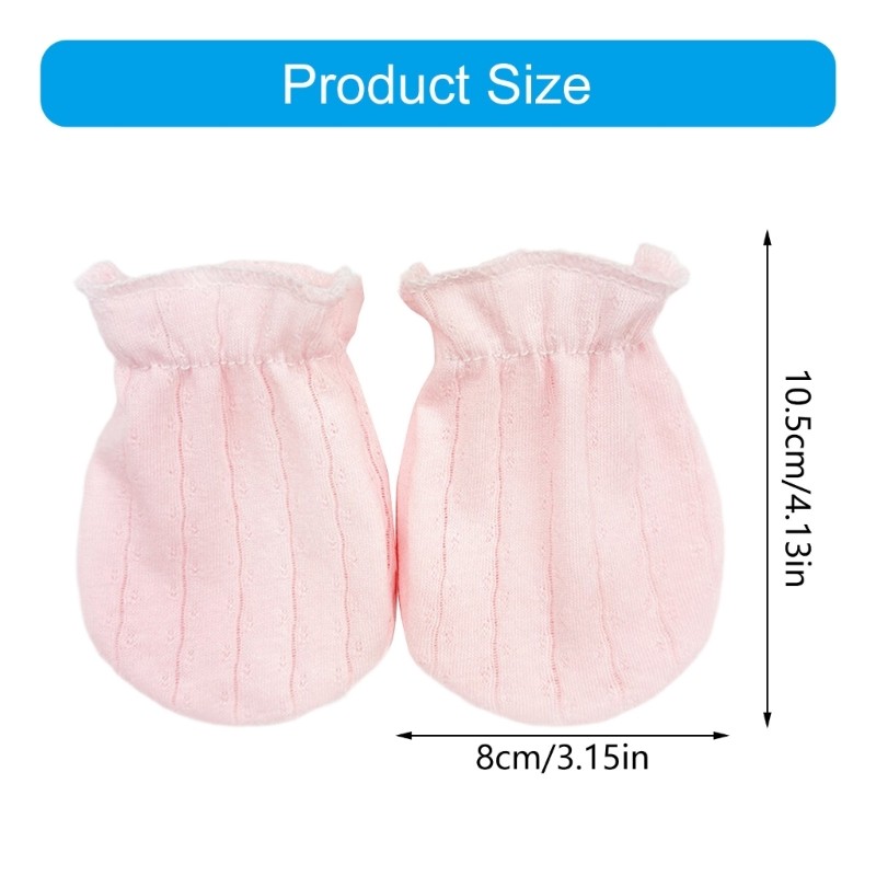DASBSUG Găng Tay Cotton Mềm Cho Bé 0-12 Tháng Tuổi Trẻ Sơ Sinh Ngăn Ngừa Trầy Xước Trên Da Tinh Tế Thoáng Khí Và Thoải Mái G