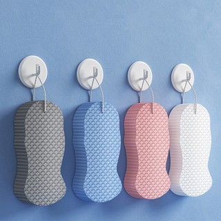 Zzz Miếng bọt biển toàn thân mềm mại và thân thiện với da Phụ kiện tắm Dễ dàng nắm tay cầm để tẩy tế bào chết hiệu quả và sử dụng lâu dài