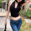 Klalien Áo Vest Gợi Cảm Lưới Chắc Chắn Tắt Vai Chia Không Đều Chắp Vá Rốn Lộn Lưng Thường Ngày Đa Năng Mùa Hè 2025 Thời Trang Phụ Nữ Mới