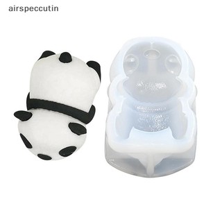 Airspecutin Dễ Thương Gấu Trúc Sữa Pudding Khuôn Silicon Hoạt Hình Dễ Thương Bánh Thạch Khuôn Trang Trí Bánh Nướng Bánh Dụng Cụ Làm Bánh Dụng Cụ Món Tráng Miệng EN