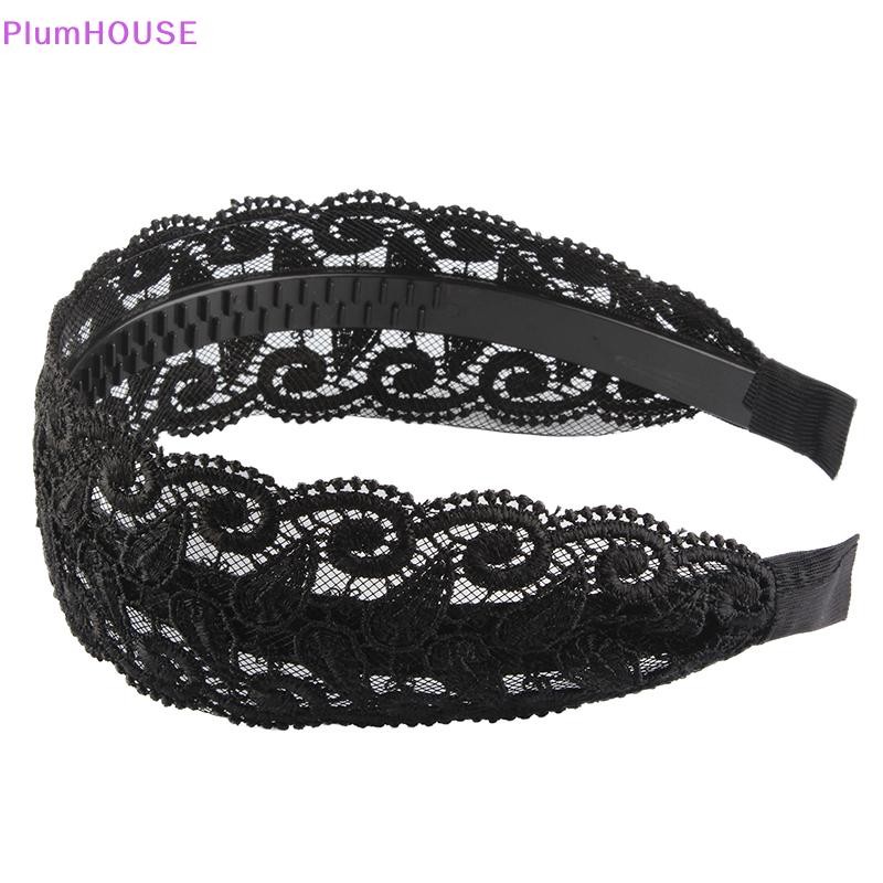 PlumHOUSE Phong Cách Hàn Quốc Thời Trang Tính Khí Quấn Ren Hoa Băng Đô Quấn Tóc Cho Nữ Tóc Rộng Vòng Chống Trơn Trượt Thanh Lịch Vintage VN