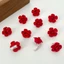JVSUB 10 Móng Vuốt Tóc, Kẹp Tóc Hoa Hồng Nhựa, Thời Trang Hàn Quốc Mini Đỏ Mũ Phụ Kiện Ngày Lễ Tình Nhân