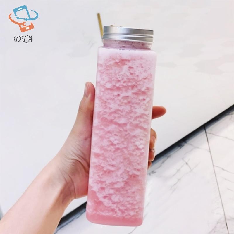 [DTA] 500ml Nước ép trái cây cầm tay Chai trà pha lạnh Chai nước giải khát bằng nhựa trong suốt Chai trà sữa dùng một lần VN
