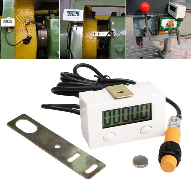 Bộ đếm kỹ thuật số điện tử Đồng hồ đo cảm ứng Đồng hồ đo bảng điều khiển bền Chính xác