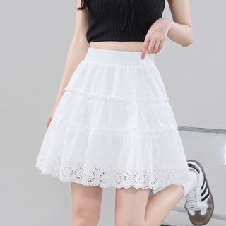 【Hạn giờ】Váy Ngắn Ren Chống Chói, Co Dãn Eo, Phù Hợp Mùa Hè