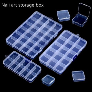 [Mới] Hộp Bảo Quản Móng Tay Nghệ Thuật Kích Thước Khác Nhau Sắp Xếp Cho Móng Tay Kim Sa Lấp Lánh Quyến Rũ Hộp Móng Tay Đa Năng 7 Kiểu.