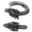 Exhila Cool Dragon Charm Vòng Bông Tai Thép Không Gỉ Phụ Kiện Tai Unisex Tai Phụ Kiện Thời Trang Cho Hàng Ngày Chúng Ta