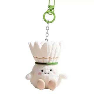[Giao hàng từ Việt Nam] Móc khóa búp bê cầu lông EARTHLYCO, Đồ chơi nhồi bông Kawaii sáng tạo, Quà tặng mềm Mặt dây chuyền ba lô hoạt hình