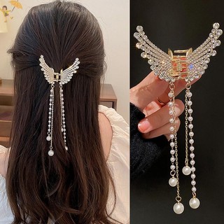 [GOU] Mới Pha Lê Kim Cương Giả Ngọc Trai sel Kẹp Tóc Hàn Quốc Đơn Giản Kẹp Bên Liu Hai Kẹp Tóc Phụ Kiện Tóc Nữ VN