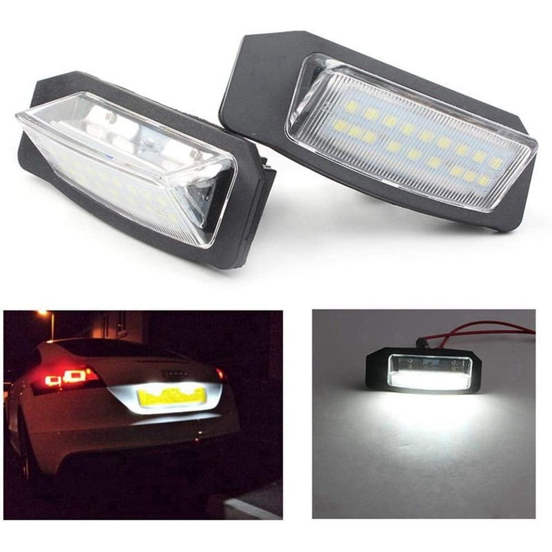 2 Chiếc Đèn LED Biển Số Đèn Cho 2 3 Eclipse 3 4 Galant Xpander I-MiEV