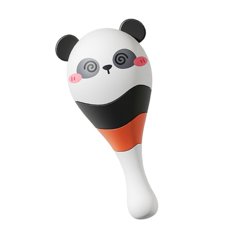 PPY Panda Chủ Đề Âm Nhạc Lục Lạc Đồ Chơi Khuyến khích Tay Cầm Cảm Giác Maracas Đồ Chơi Cho Bé