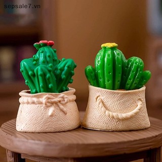 [-d] 1Pc Thu Nhỏ Xương Rồng Trang Trí Nhà Búp Bê Micro Trang Trí Phong Cảnh Nhà Búp Bê Thu Nhỏ {vn}
