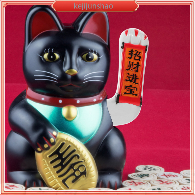 Lucky Cat Toy Launcher Swing Movement Arm Accessory Sports 8cm Nhựa